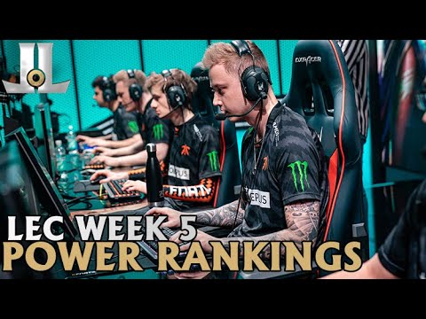 esports games LEC Week 5 Power Rankings: Should FNC's Roster Shuffle Drop Them? | 2019 Summer