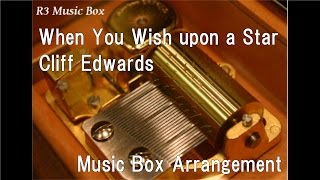 Video thumbnail of "When You Wish upon a Star/Cliff Edwards [Music Box] (Disney Animation "Pinocchio" theme song)"