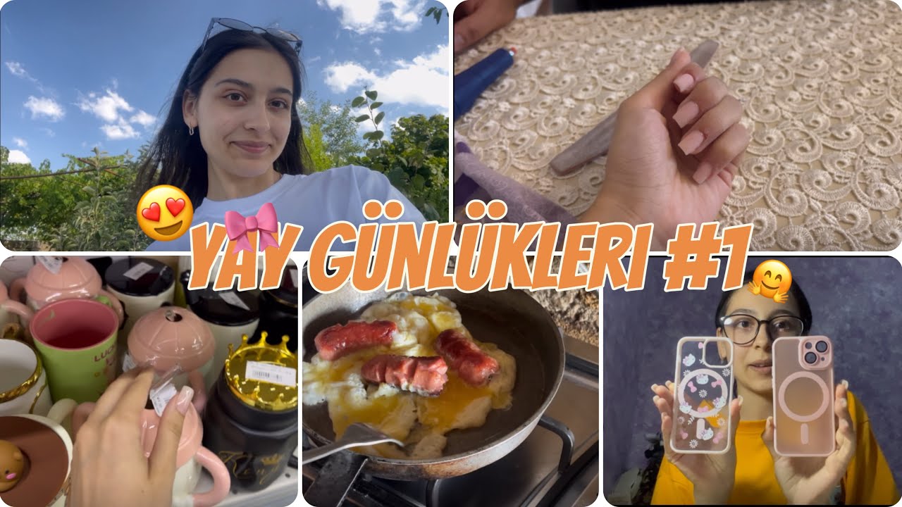 Yay günlükləri #1\ gezinti, baloncuq aparatı, popcorn, alış-veriş