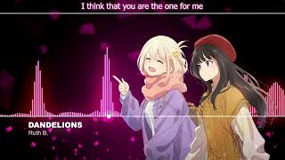 Nightcore - Dandelions (Lyrics)