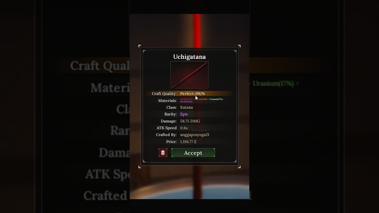 CARA MEMBUAT KATANA DI ROBLOX THE FORGE!! 