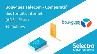 Bouygues Telecom - Comparison of Bouygues Internet (ADSL, fiber) and mobile plans