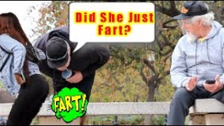 Funny Wet Fart Prank | The Sharter | Did She Just Fart?