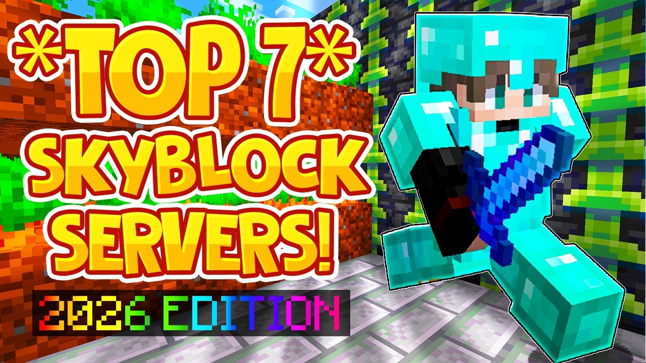 TOP 7 SKYBLOCK SERVERS *WINTER 2026* EDITION | Bedrock & JAVA BEST ...