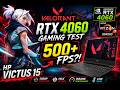 Valorant on RTX 4060 Laptop 🔥 HP Victus 15 FB2000NR | Ryzen 7 8845HS | Max FPS Gameplay Test