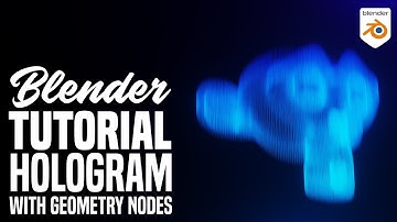 Create a Hologram in 5 Minutes | Blender Tutorial Geometry Nodes