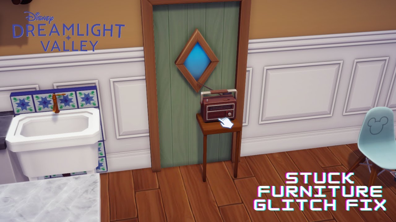 Disney Dreamlight Valley Furniture Stuck in Door Glitch (Fix) YouTube