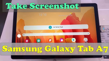 SAMSUNG Galaxy Tab A7: How to Take Screenshot (EASY WAY)