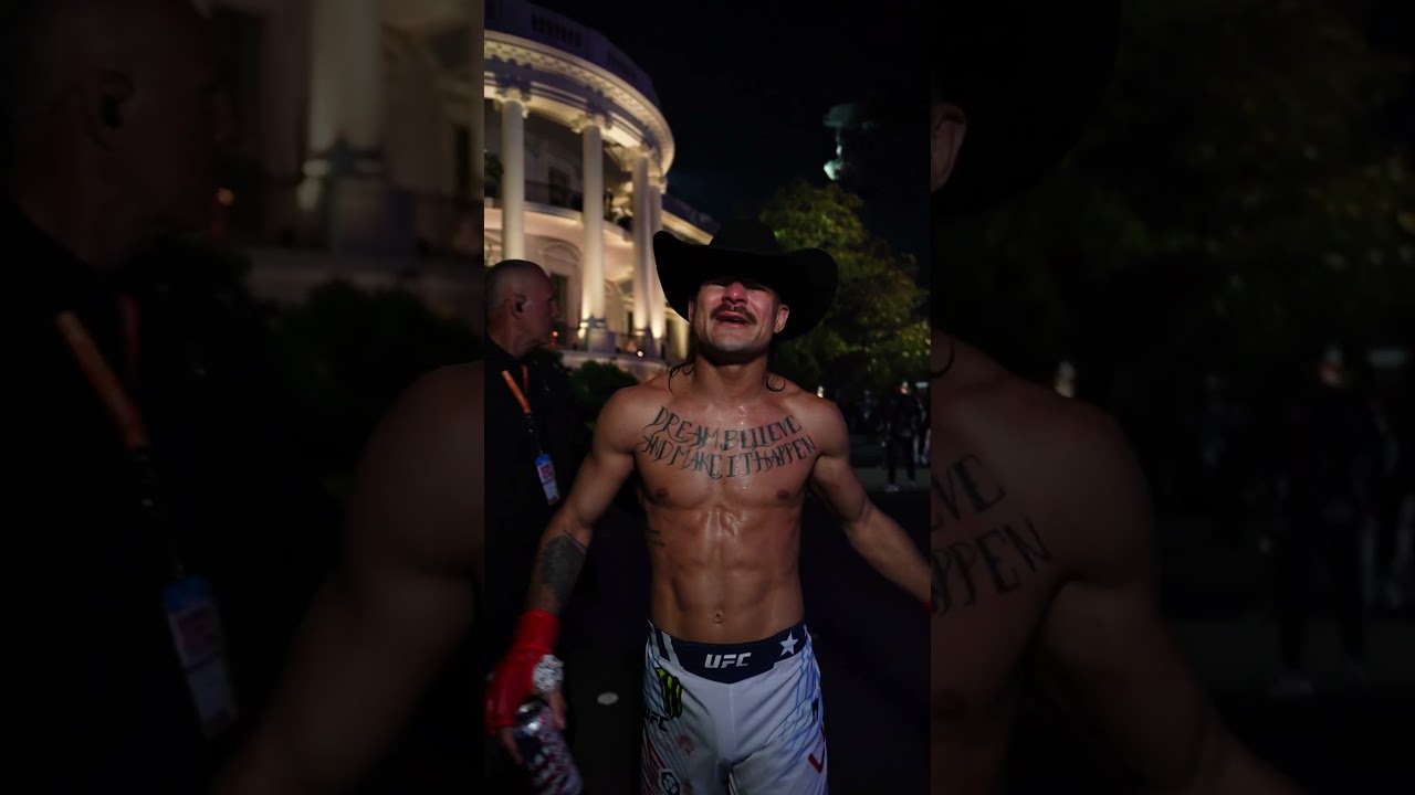 "No One Can Beat Me!" #ufcwhitehouse