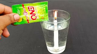 Candle & Backing Soda Life Hack|(Co2)| बेकिंग पाउडर से कार्बन डाइऑक्साइड बनाई|@MrBeast