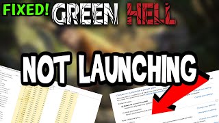 How to Fix Green Hell not Launching (100%Fix)