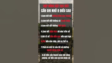 8 điều chú ý trong hợp đồng đặt cọc