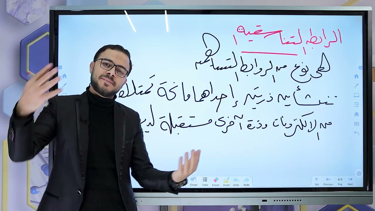 نظرية الأوربتالات الجزيئية والروابط الفيزيائية الكيمياء الصف الثاني الثانوي 2025