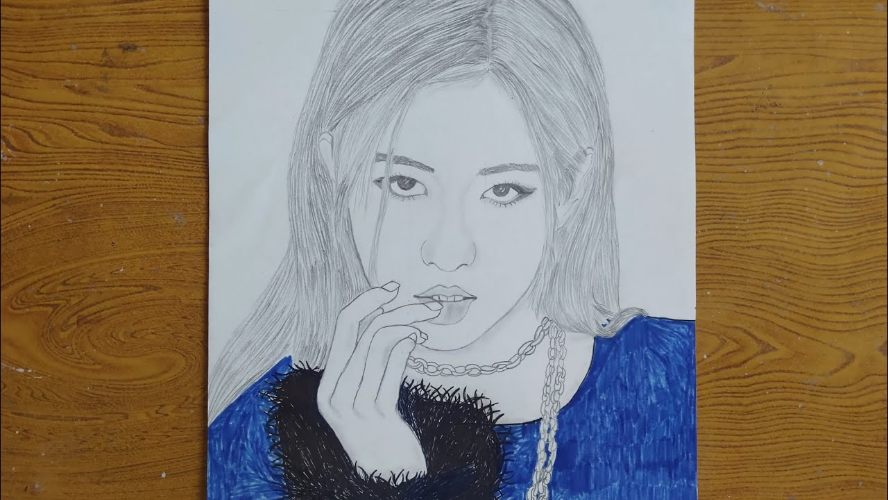 Blackpink Rose' : Speed Drawing tonite, Follow me on: Insta…