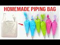 Homemade piping bag   how to make piping bag at home   piping bag  