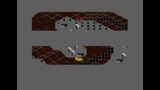Racing Destruction Set - gameplay Atari XL/XE