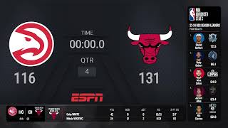 Atlanta Hawks @ Chicago Bulls  | #SoFiPlayIn on ESPN Live Scoreboard