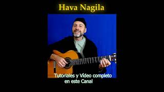 🌟 HAVA NAGILA  Canto Hebreo de Celebración הבה נגילה 🎸 Cover con Voz y Guitarra #Shorts