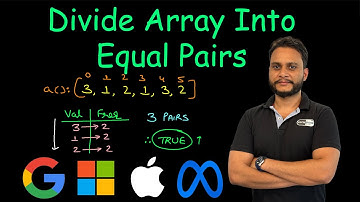 Divide Array Into Equal Pairs | Leetcode 2206