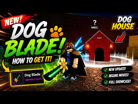 How To Get DOG BLADE + Full Showcase! 🐶⚔️ (Blox Fruits Update)