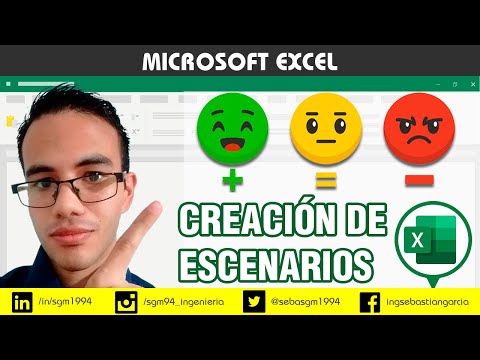 Video: ¿Cómo creo un escenario en Excel?