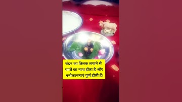 "शिवलिंग पर चंदन का तिलक लगाने का अद्भुत महत्व"