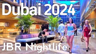 Dubai [4K] Amazing Night Life JBR Walking Tour 🇦🇪