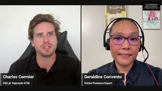 Founder Wisdom Podcast with Charles Cormier feat. Entrepreneur Geraldine Convento