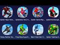 Spider Ropehero,Spiderblox Hero,Spider,Spider Hero Gangster,Flying Panther Hero,Frog Ninja Superhero
