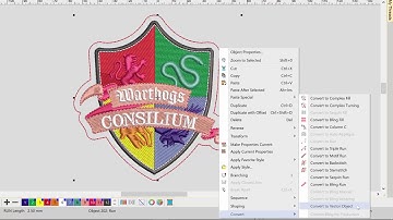 Creating a vector cut line from an embroidery design