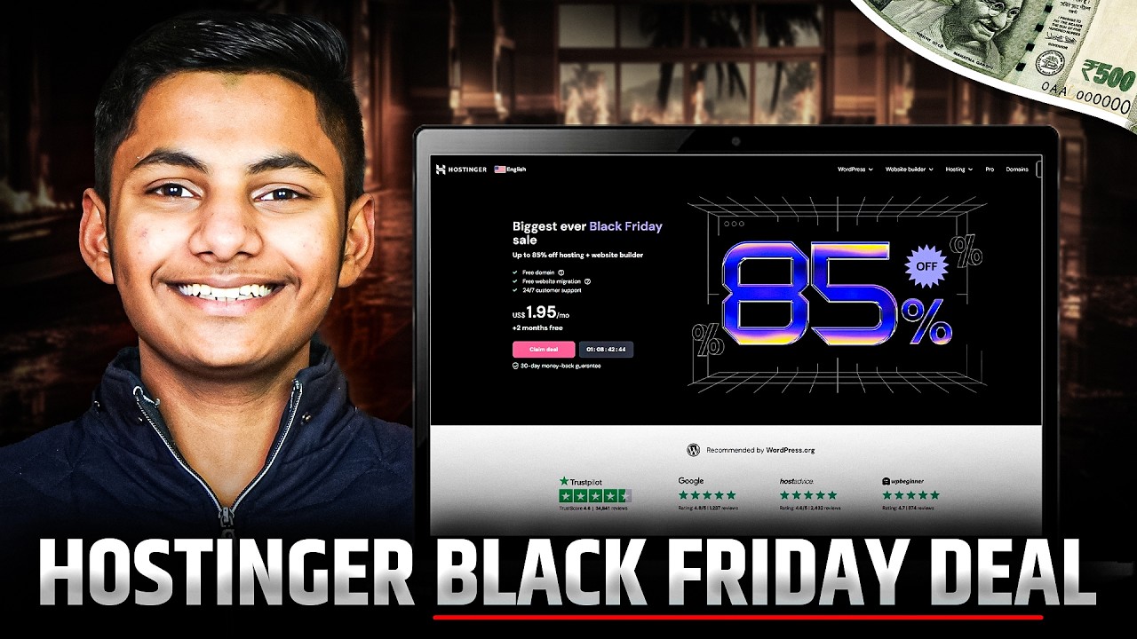 FREE Domains & Upto 80% Off on Hosting!! The Ultimate Black Friday Sale! 🥳