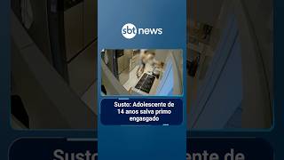 Susto Adolescente De 14 Anos Salva Primo Engasgado