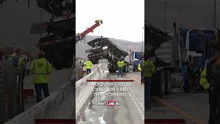 Two Dump Trucks Crash on I-580 this Morning
