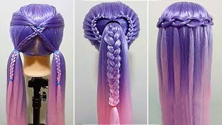 HERMOSOS PEINADOS DE MODA #3 - TRENZAS FÁCILES Y RAPIDAS 2018