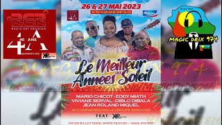 LE MEILLEUR DES ANNÉES SOLEIL &quot; 40 ANS RER &quot; Théâtre de Saint Gilles CONCERT LIVE BY MAGIC DRIX 974