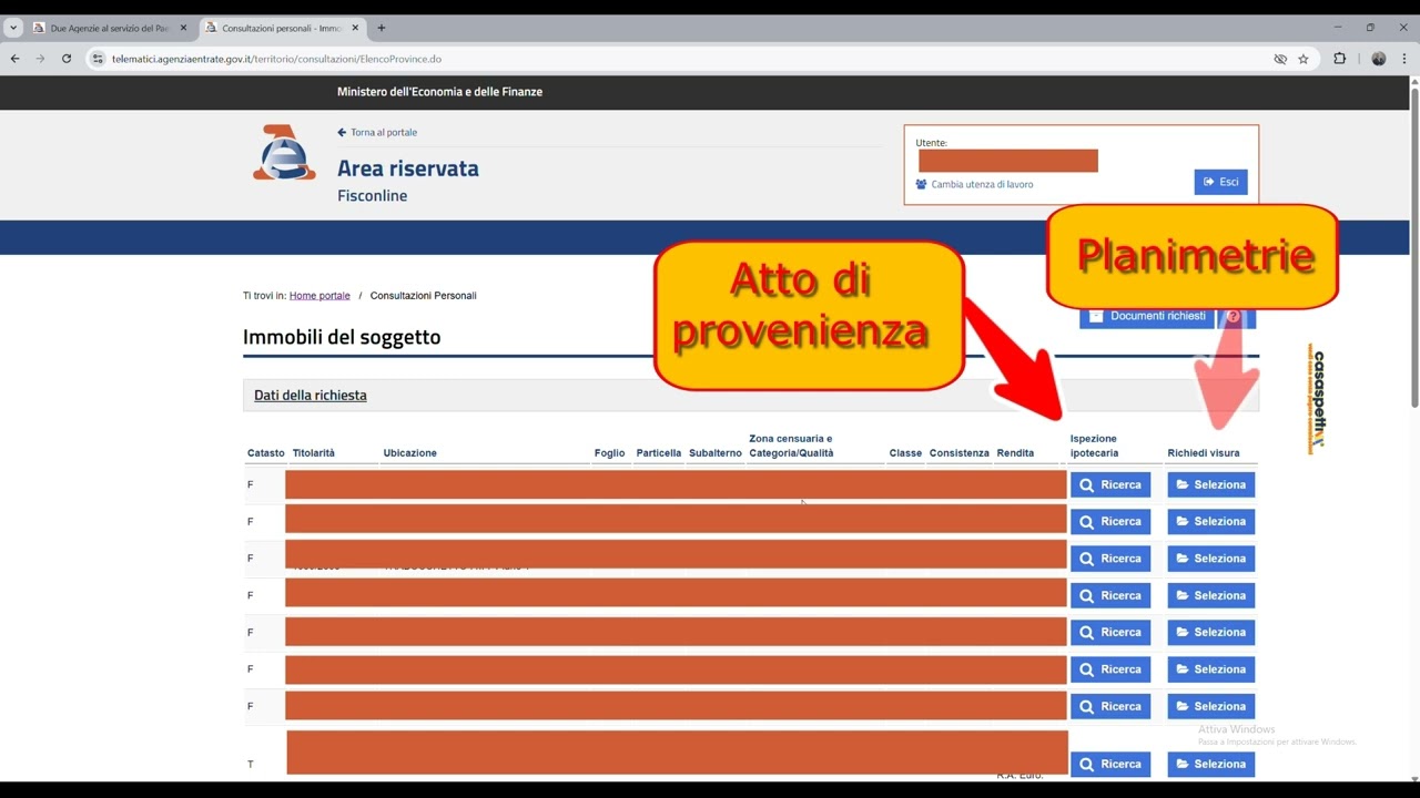 Tutorial Guida Visure e Planimetrie catastali su agenzia delle entrate con spid