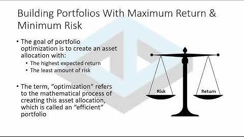 Introduction to Portfolio Optimization