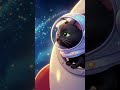 LooMelo Kids | Louie Goes to Space! 2 🚀🌙 Fun Space Adventure Song for Kids #shorts