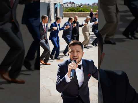 Zelensky Sings World Leaders Dance Together MemeGen AI Free Image To Video 