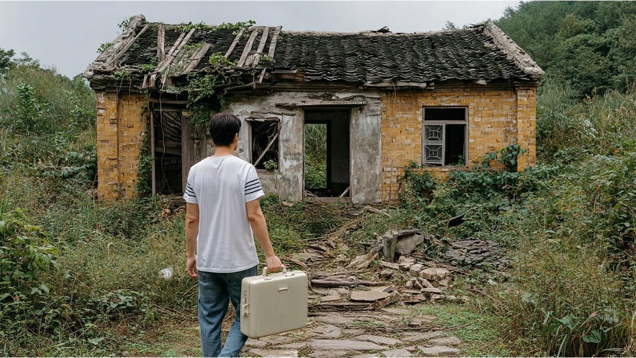 After Losing Custody, a Man with Nothing Renovated an Abandoned House and Lived Alone with His Dog