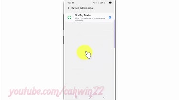 Samsung Galaxy S10 : How to enable or disable divice app administrator
