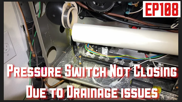 Pressure Switch Not Closing Due to Drainage Problem On 90% Furnace EP108