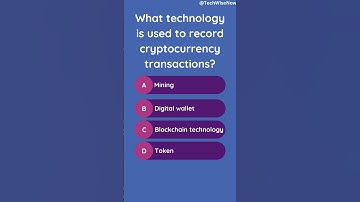 💻🔗 What is Blockchain Technology in Cryptocurrency Transactions? | #gk