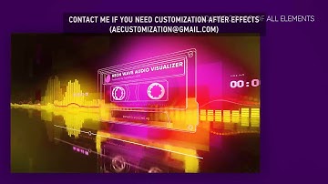 Neon Wave Audio Visualizer | After Efects Project Files - Videohive template