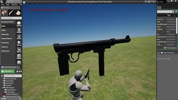 C4D MODEL TO UNREAL ENGINE MY CARL WEAPON