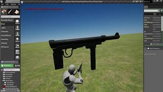 C4D MODEL TO UNREAL ENGINE MY CARL WEAPON