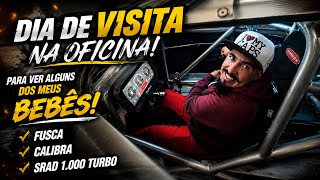 Projetos andando: Fusca FLT, Calibra Street, Srad 1.000 Turbo, Golf GTI, Alfa 145, Mustang Shelby…