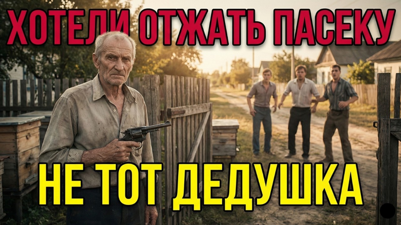 РЭКЕТИРЫ ХОТЕЛИ ОТЖАТЬ ПАСЕКУ У ДЕДА 70 ЛЕТ, НЕ ЗНАЯ ЧТО 30 ЛЕТ ОН РАССТРЕЛИВАЛ ПРЕДАТЕЛЕЙ