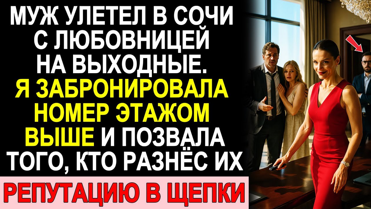 Муж Улетел В Сочи С Любовницей — Я Забронировала Номер Этажом Выше И Разрушила Их Репутацию За Сутки