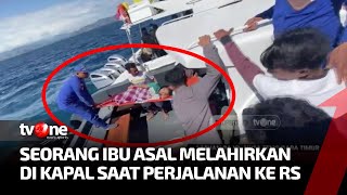 Download lagu Seorang Ibu Asal Manggarai Barat Melahirkan di Kapal | Kabar Siang tvOne